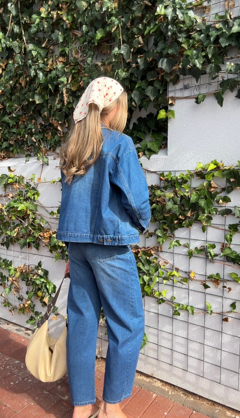 Napa Funnel Neck Jacket - Deep Vintage Blue