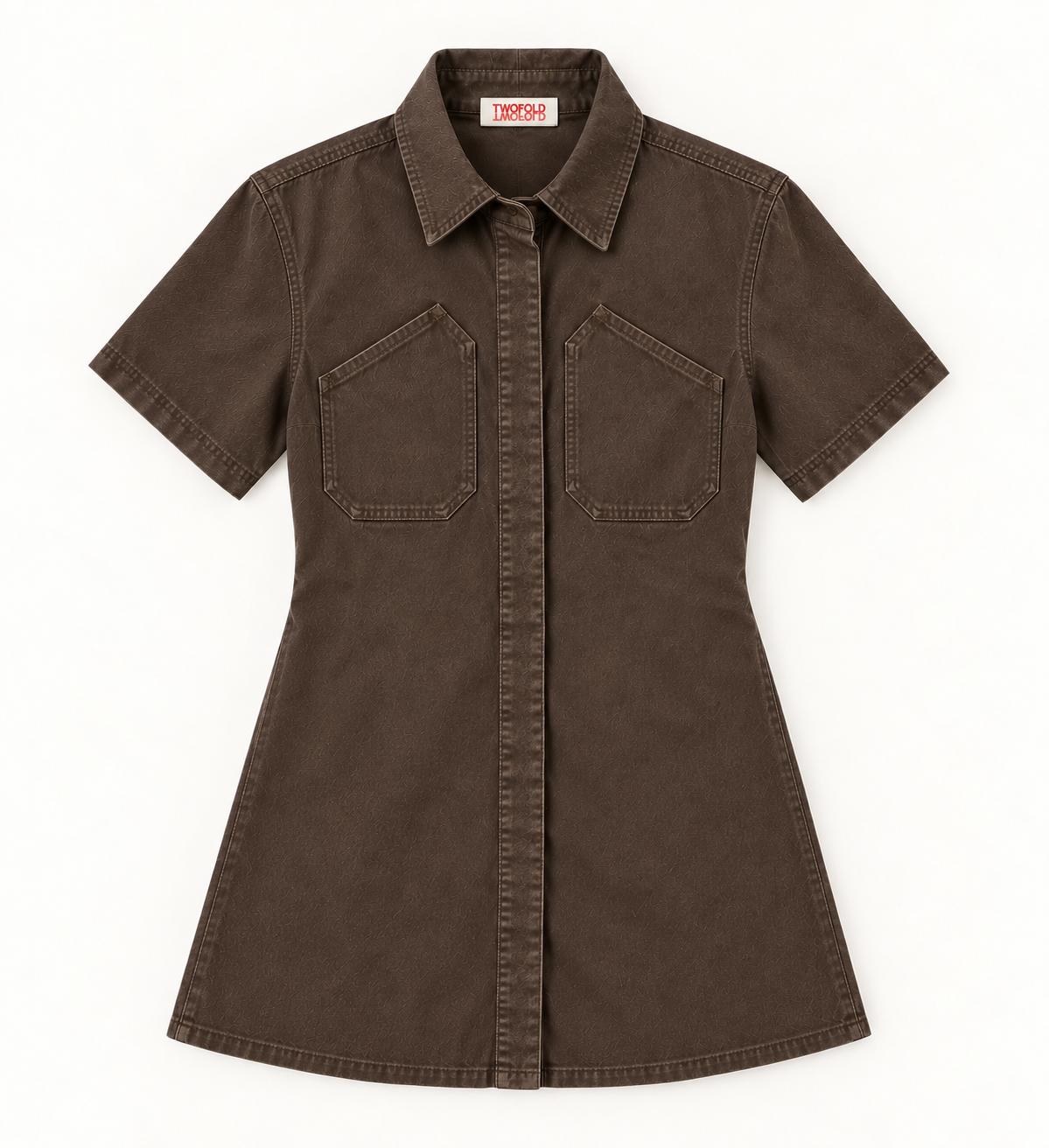 Hunter Denim Dress - Chocolate