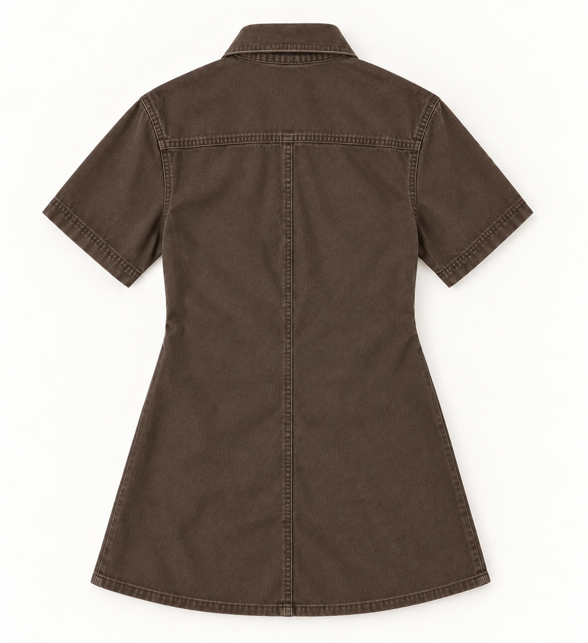 Hunter Denim Dress - Chocolate