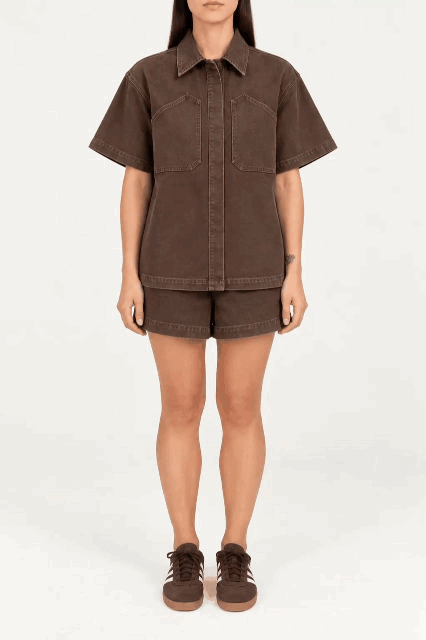 Hunter Denim Shirt 2.0 - Chocolate