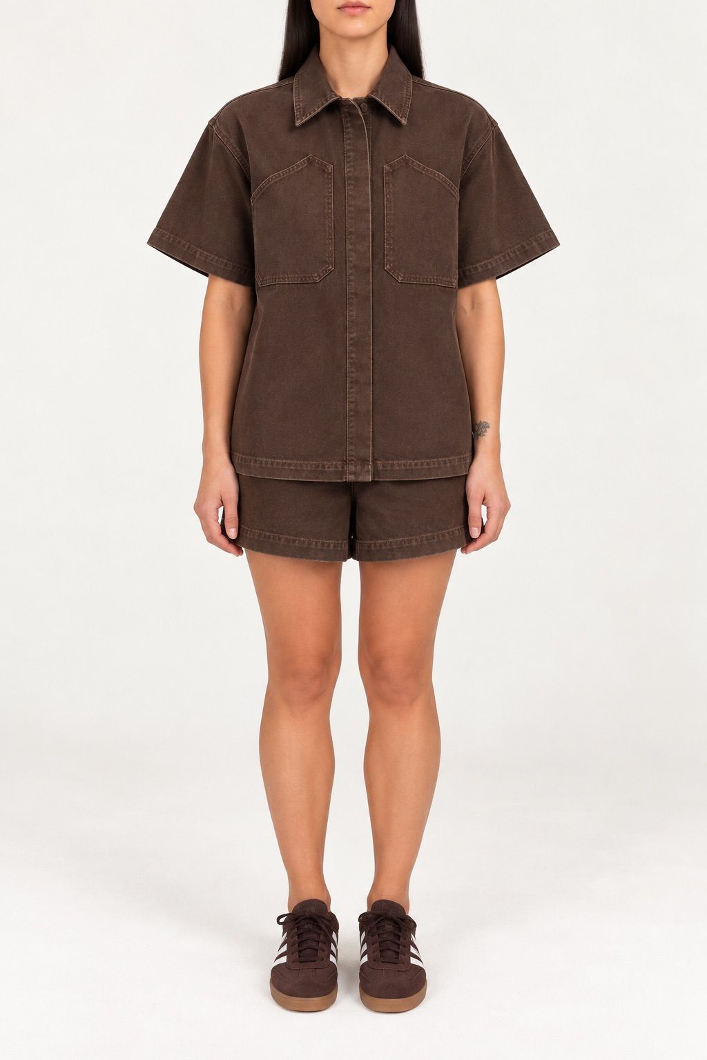 Hunter Denim Shirt 2.0 - Chocolate