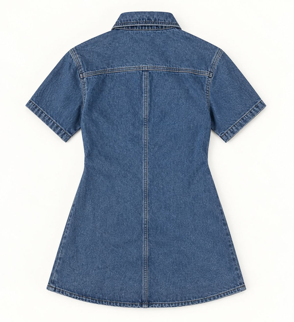 Hunter Denim Dress - Indigo