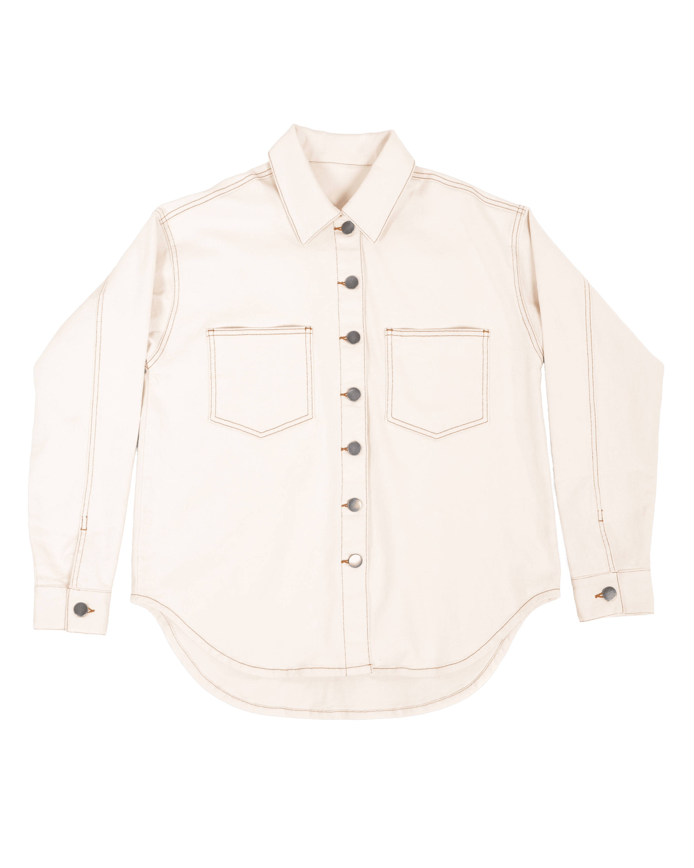 Rhone Denim Shacket - Ecru Denim