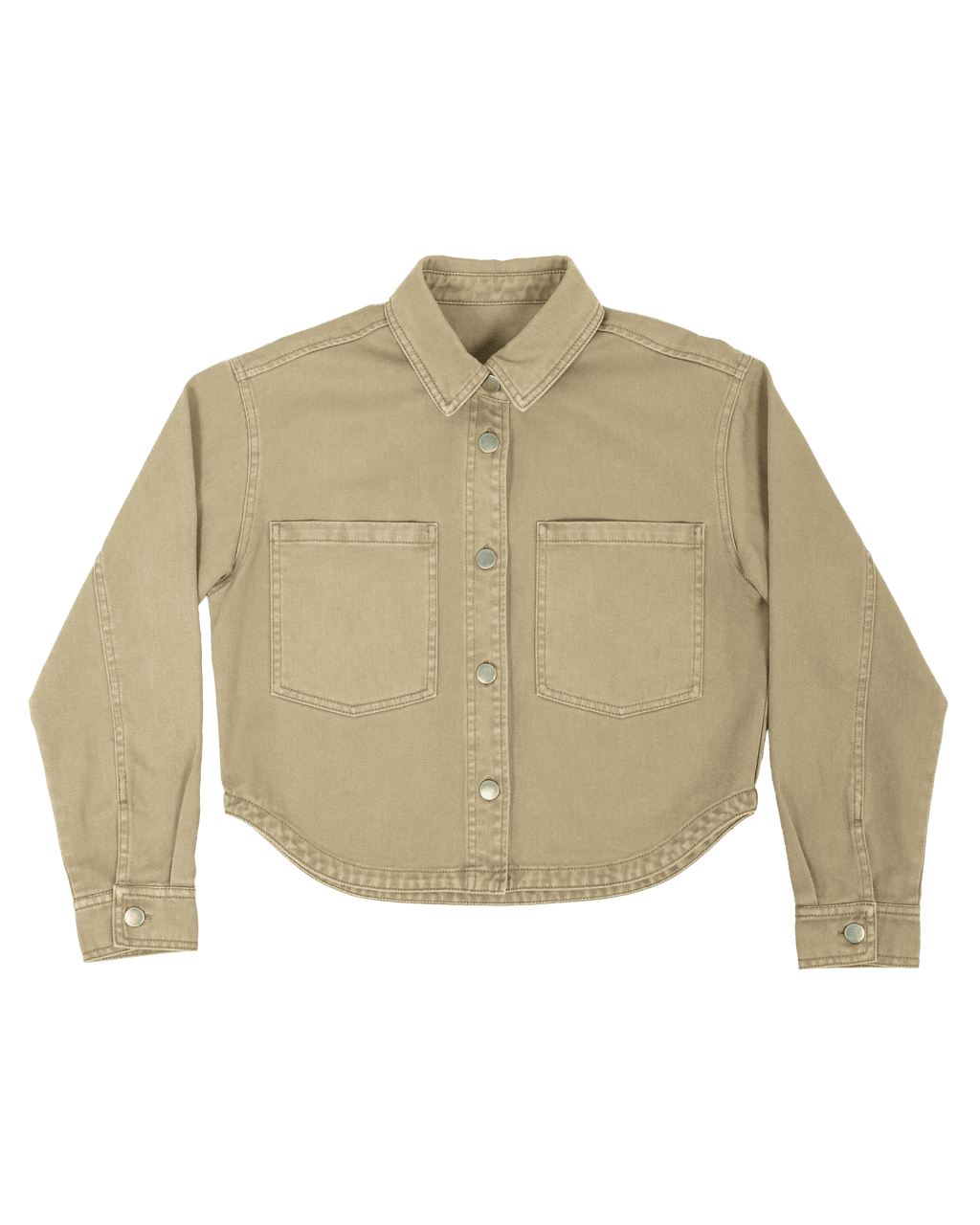Clare Denim Jacket - Olive Denim