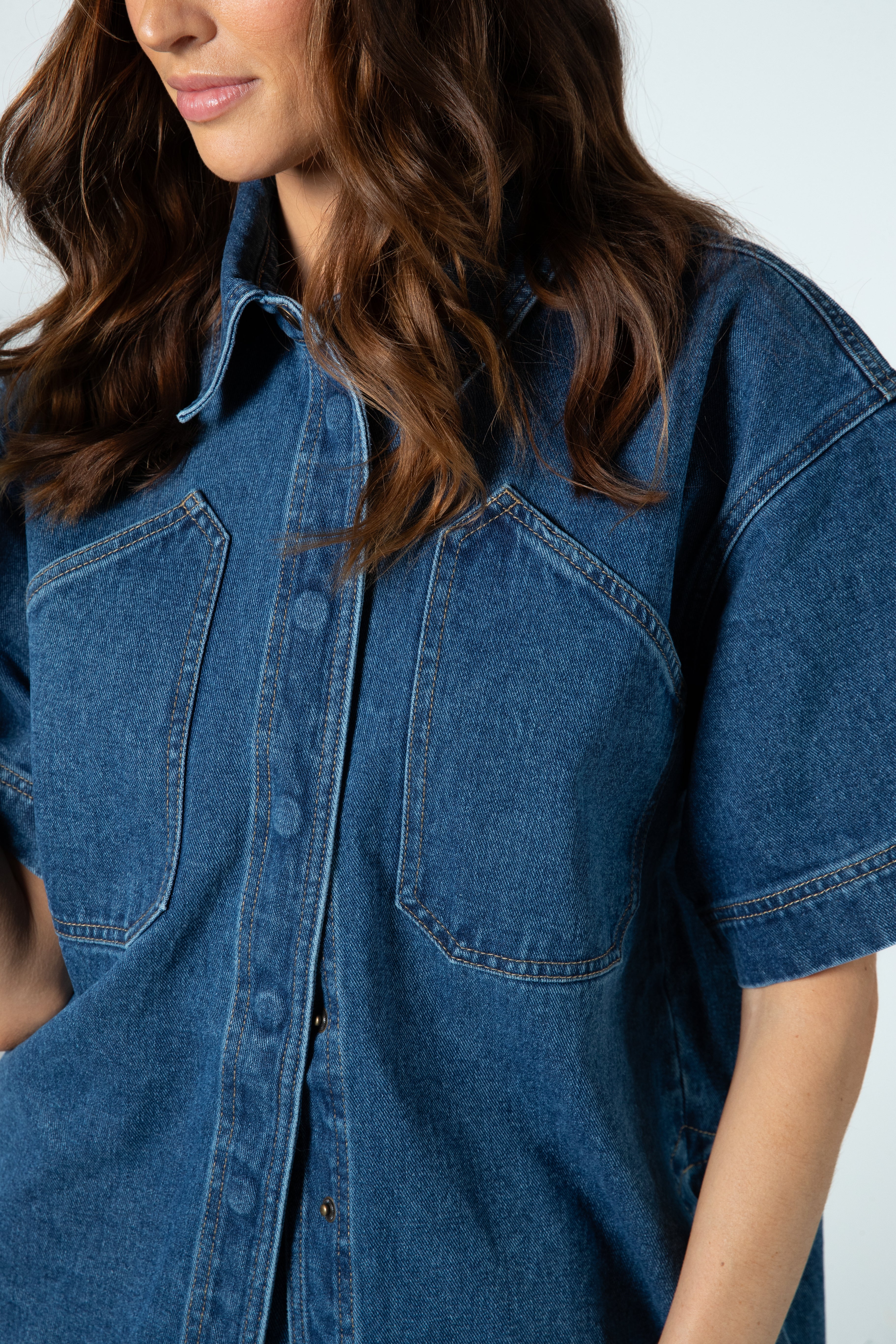 Hunter Shirt - Indigo Denim