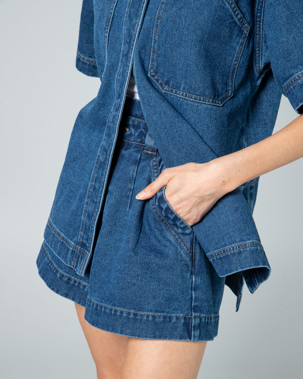 Hunter Shirt - Indigo Denim