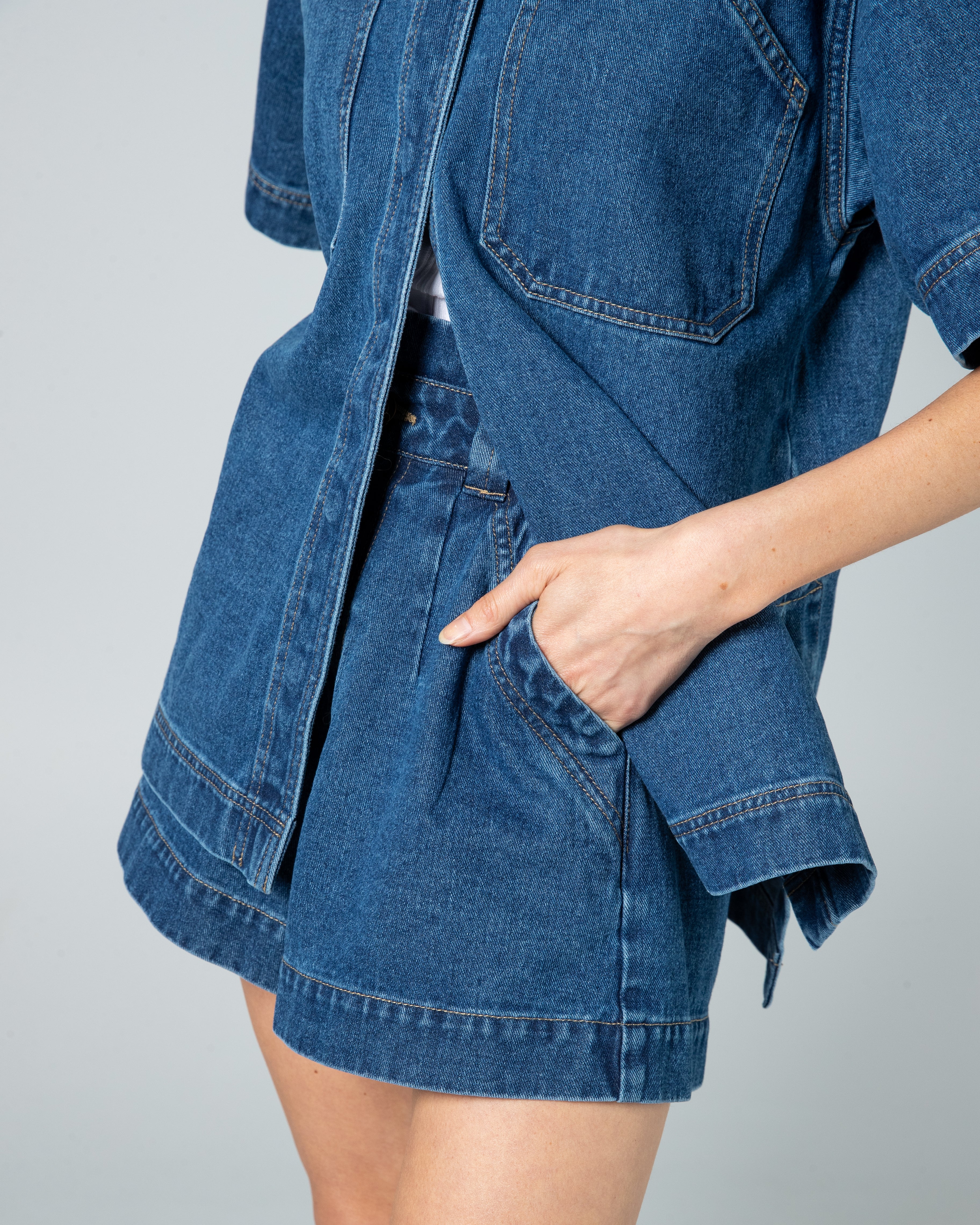 Hunter Shirt - Indigo Denim