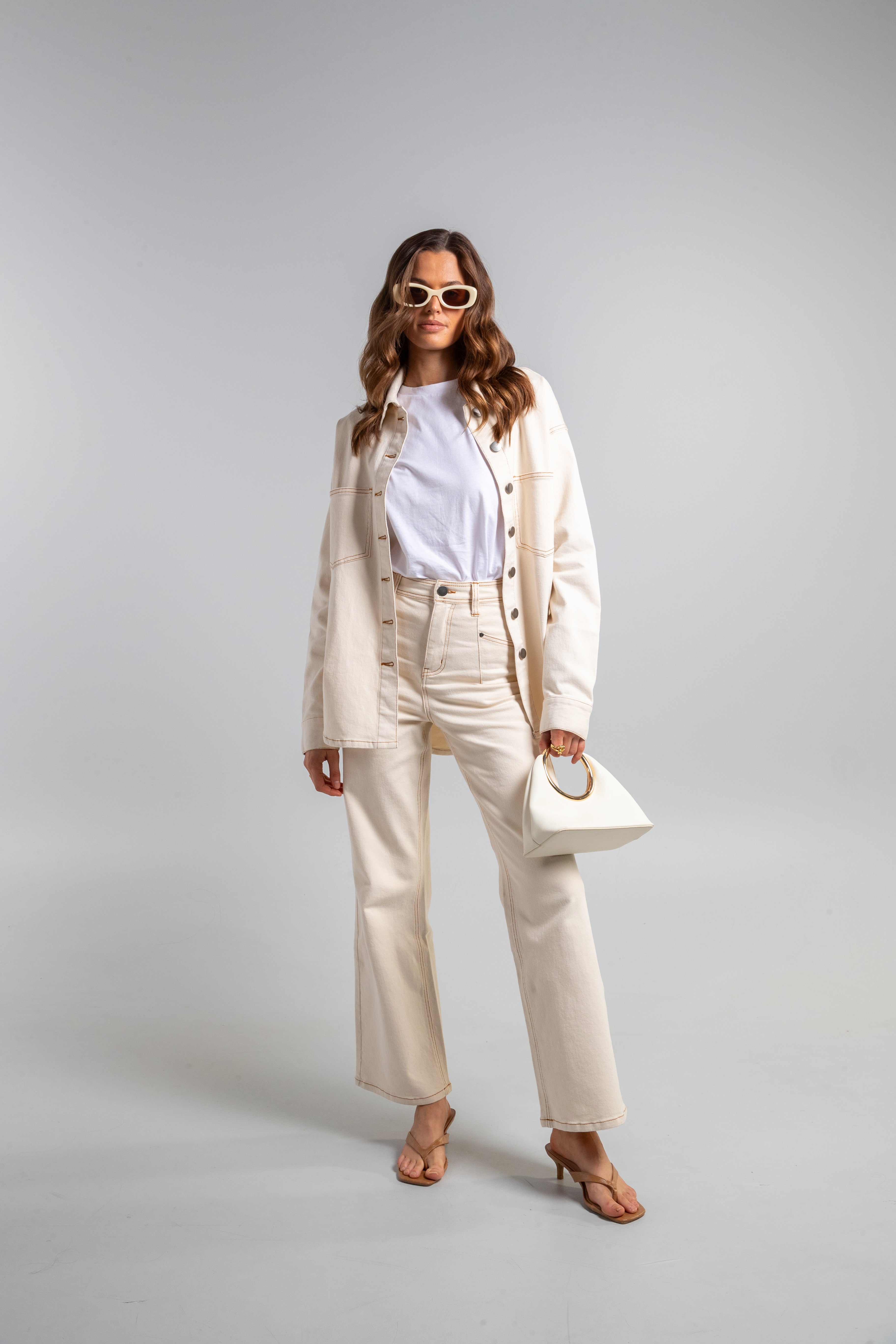 Rhone Jean - Ecru Denim – Two Fold Denim
