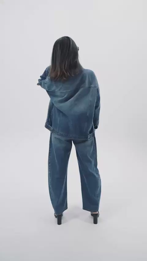 Napa Barrel Jean - Deep Vintage Blue