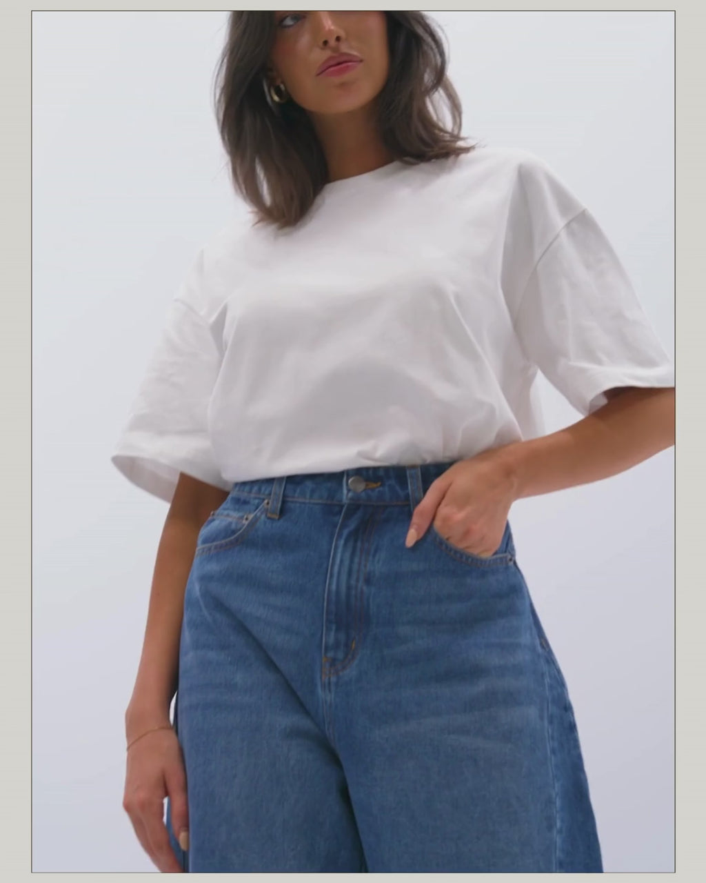 Veneto Cotton Tee - White