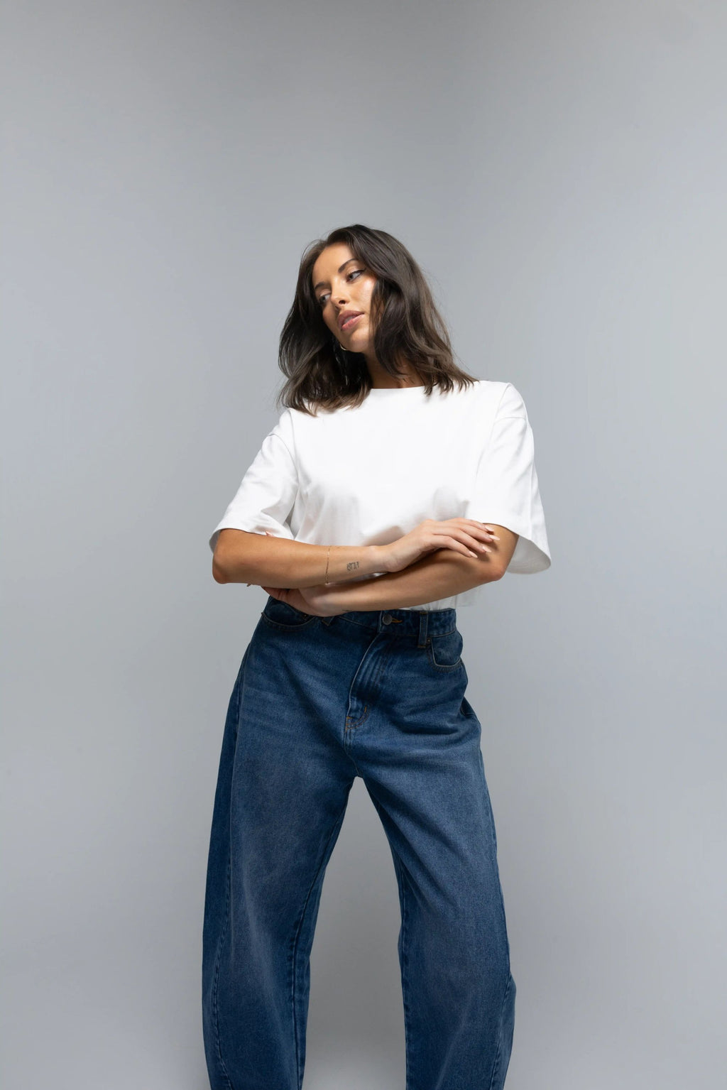 Veneto Cotton Tee - White