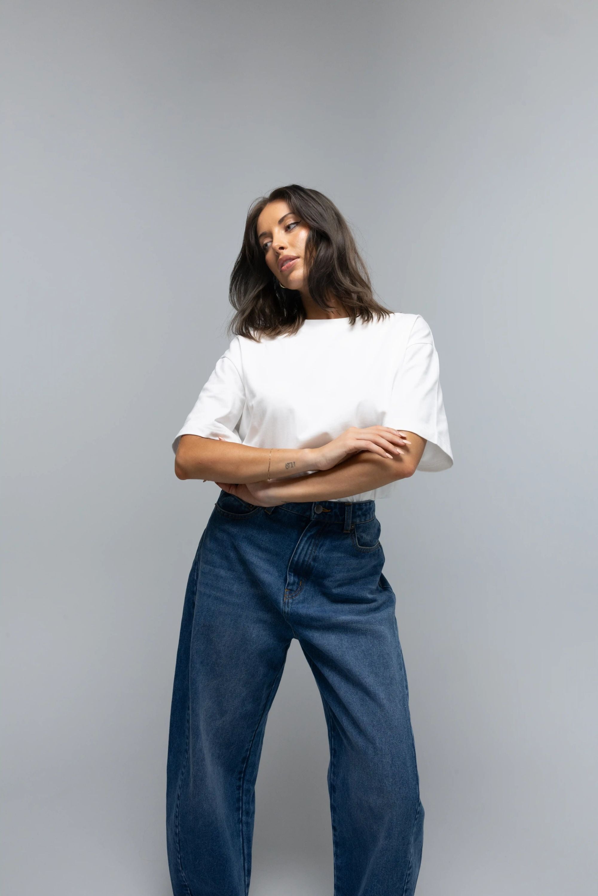 Veneto Cotton Tee - White