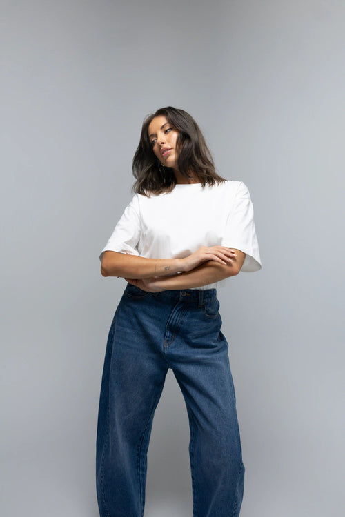Veneto Cotton Tee - White