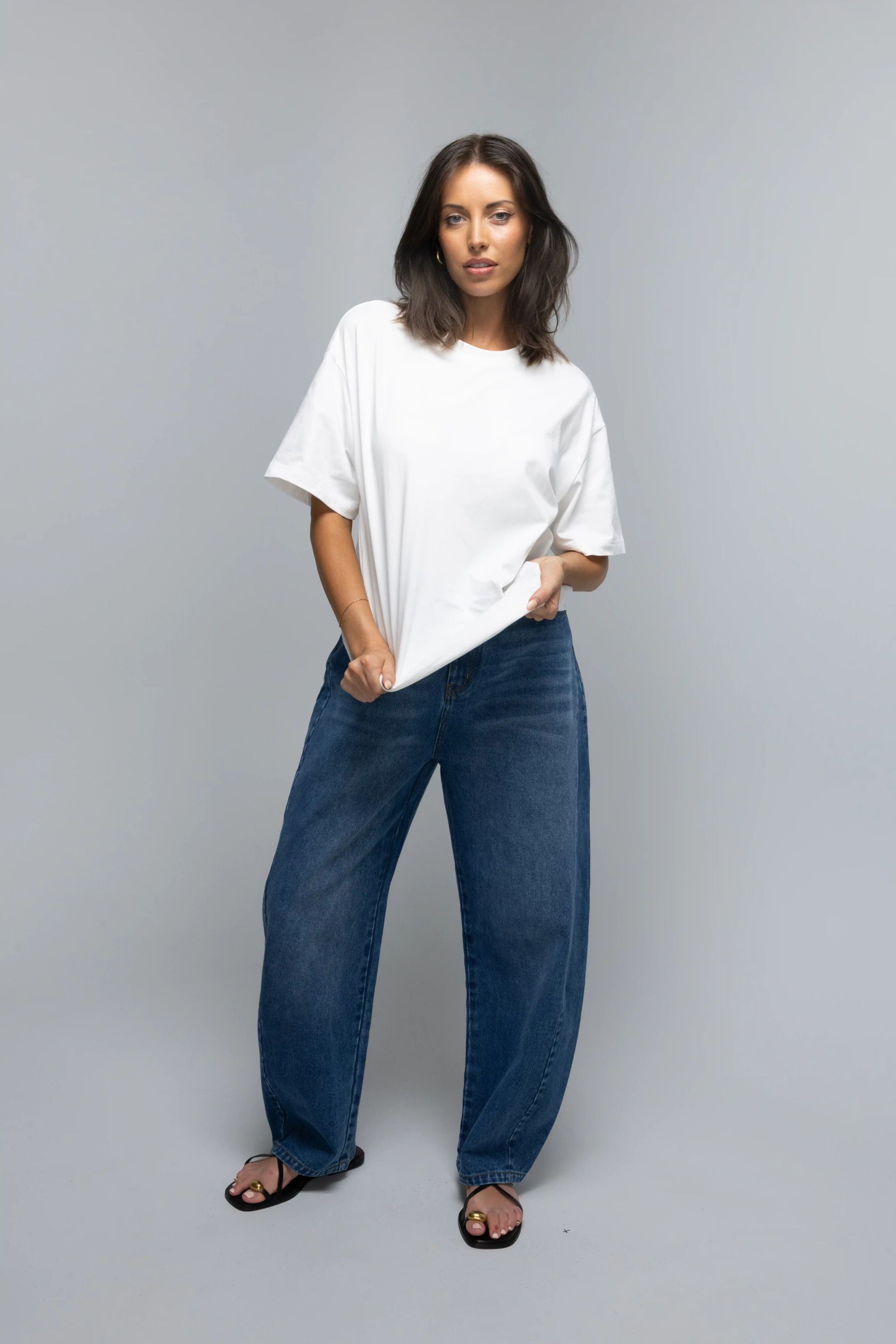 Veneto Cotton Tee - White