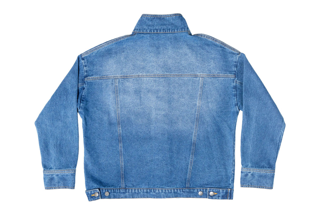 Napa Funnel Neck Jacket - Deep Vintage Blue