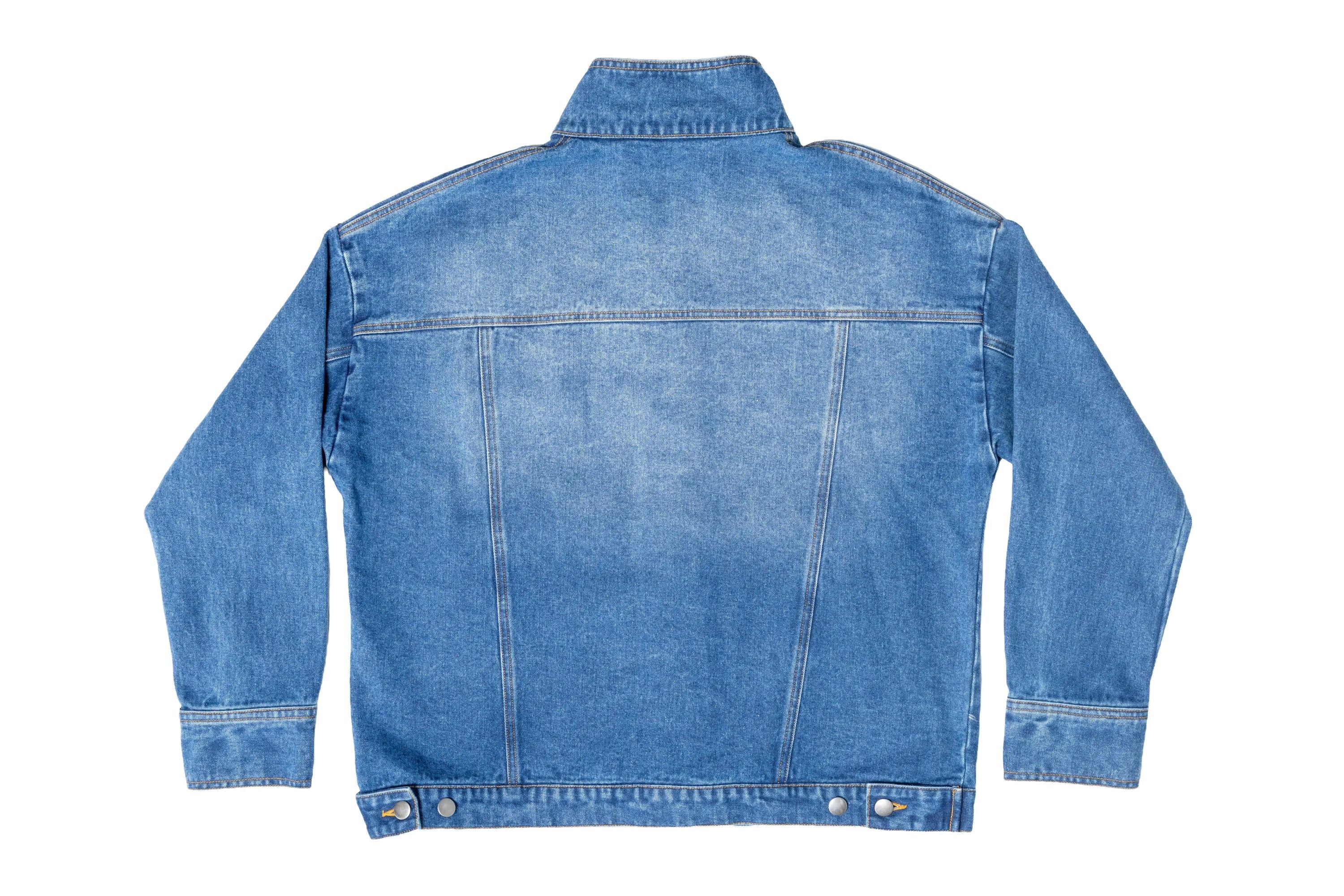 Napa Funnel Neck Jacket - Deep Vintage Blue