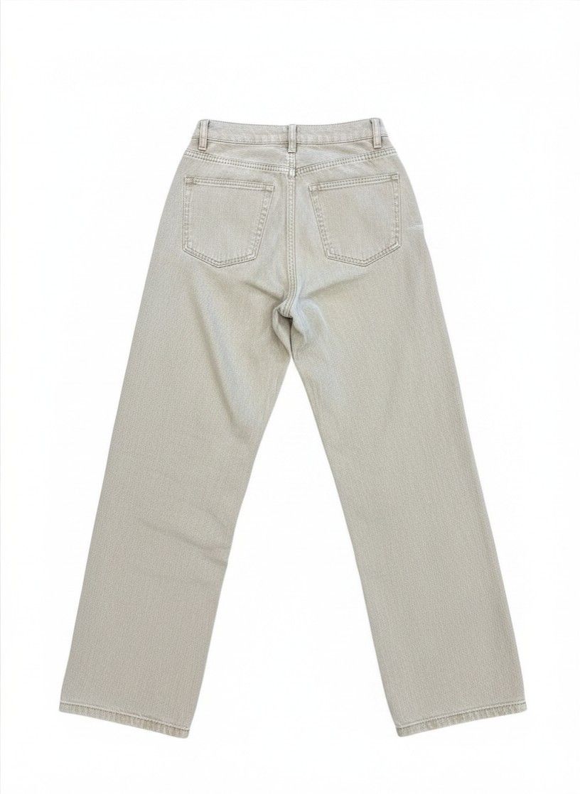 Clare Wide Leg Jean - Olive Denim