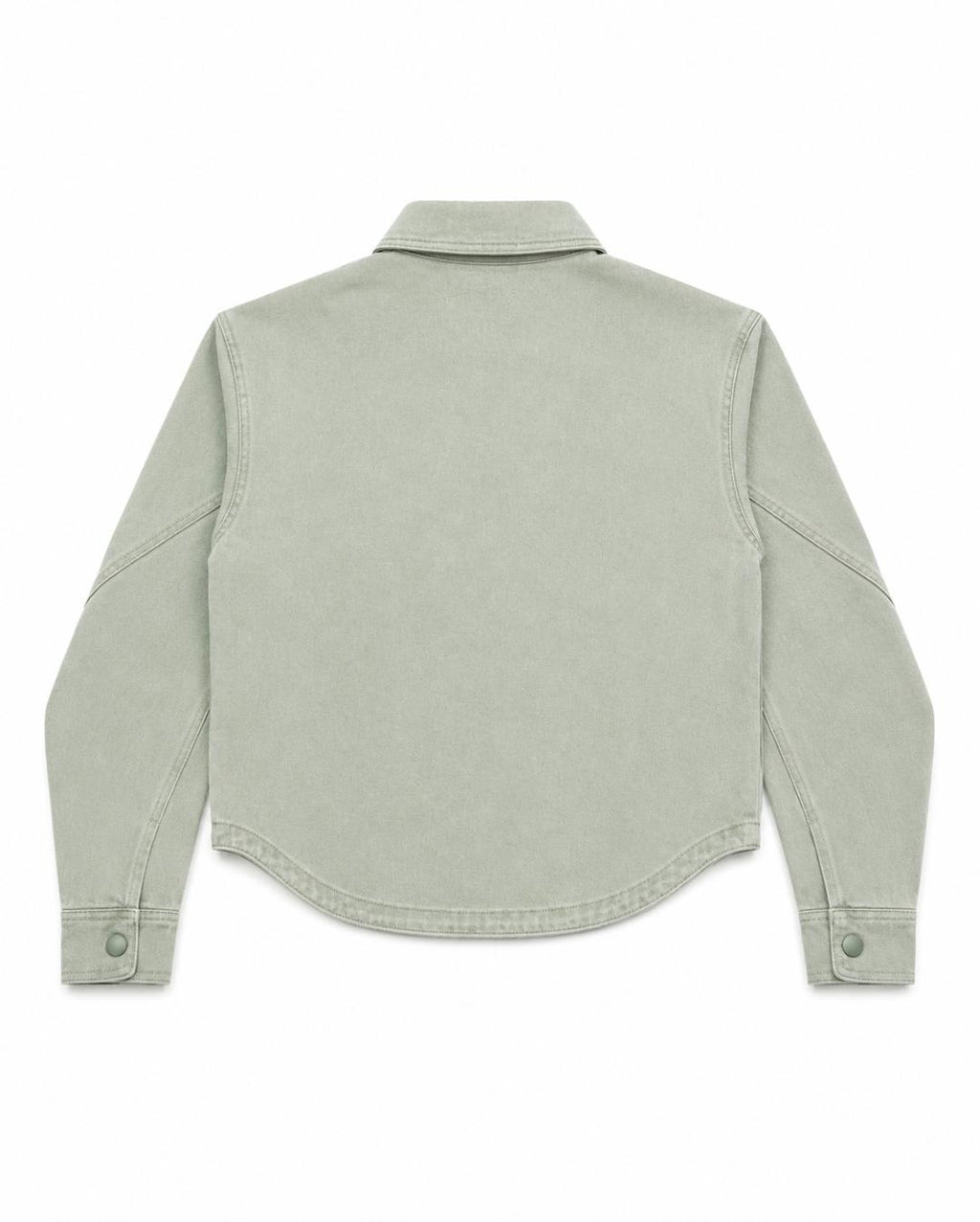 Clare Denim Jacket - Olive Denim